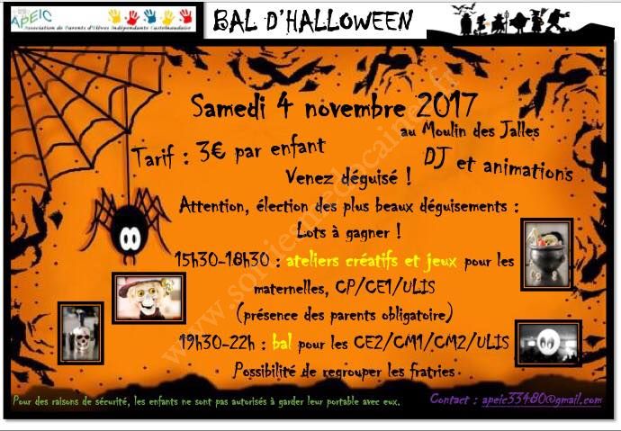 Se Divertir Dans Le Medoc Agenda Bal D Halloween 2017