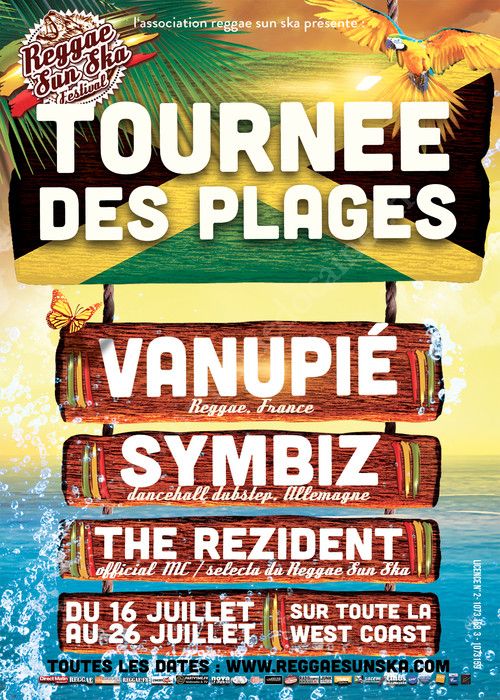 Se divertir dans le Médoc Agenda Tournée des Plages Reggae Sun Ska