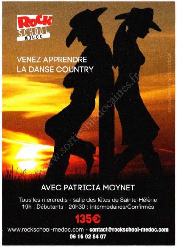Se divertir dans le Médoc Agenda NOUVEAUX COURS DE DANSE COUNTRY