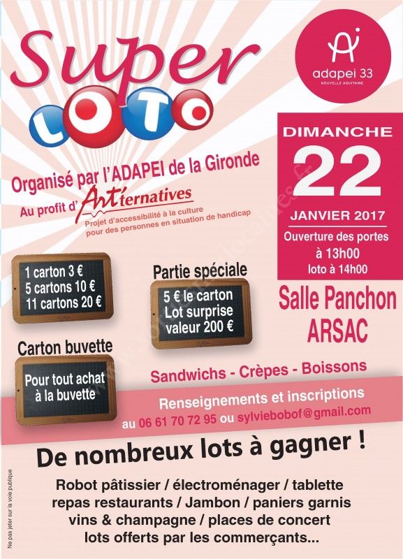 Se divertir dans le Médoc - Agenda - SUPER LOTO