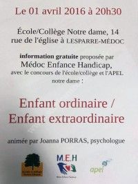 Enfant Ordinaire / Enfant Extraordinaire