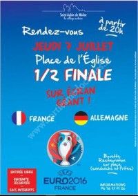 1/2 Finale Euro Allemagne-France