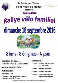 Rallye Vélo Familial 2016