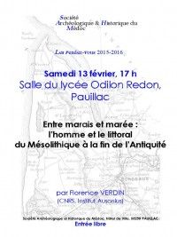 Entre marais et marée : l'homme et le littoral du Mésolithique à la fin de l'Antiquité