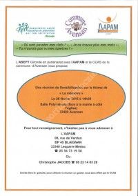 Réunion de Sensibilisation sur le Thème de La Mémoire