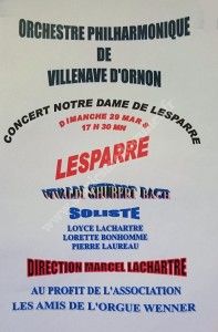 Concert de l'Orchestre Philharmonique de Villenave d'Ornon