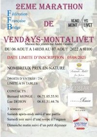 Bridge - Marathon de Vendays-Montalivet 2022