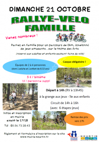 Rallye Vélo Famille 2018