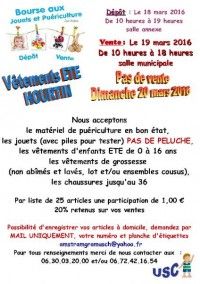 Bourse aux Jouets et Puériculture
