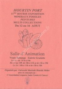 Bourse Exposition Minéraux - Fossiles - Artisanat