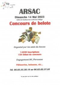 CONCOURS DE BELOTE