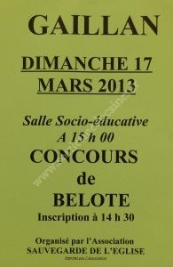 Concours de Belote
