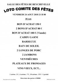 Loto Comité des Fêtes de Beychevelle