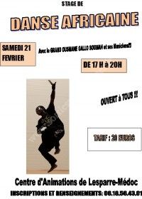 Stage de DANSE AFRICAINE
