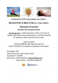 Atelier Relaxation & Bien Etre
