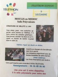 Concours de Belote au Profit du Téléthon