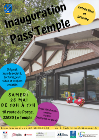 Inauguration de la ludobibliothèque Pass'Temple