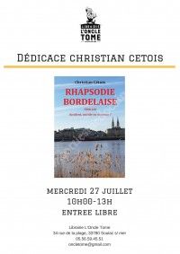 Dédicace Christian Cétois