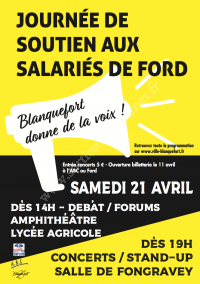 Journée de Soutien aux Salariés de Ford