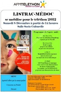 Listrac-Médoc se Mobilise pour le Téléthon