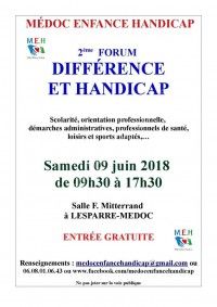 Forum Différence et Handicap 2018