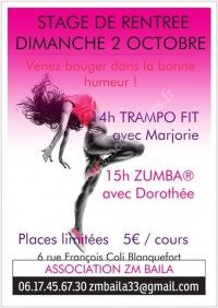 Stage Trampo Fit et Zumba