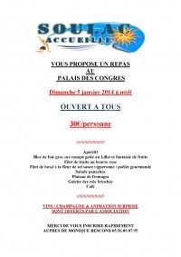 Repas au Palais des Congrès