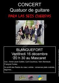 Concert Quatuor de Guitare