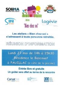 Réunion d'information Bien chez soi