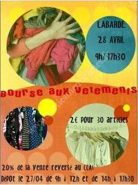 Bourse aux vêtements