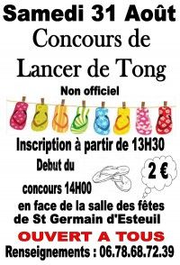 Concours de lancer de tong