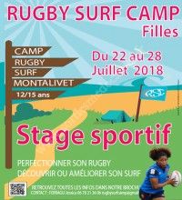 Rugby Surf Camp Filles 2018