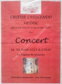 Concert du Choeur Crescendo Médoc