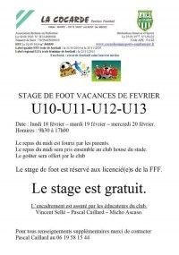 Stage de Foot
