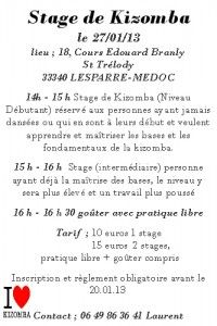 Stage de Kizomba