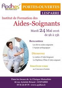 Portes Ouvertes Institut de Formation des Aides-Soignants