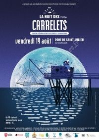 La Nuit des carrelets au Port de Saint-Julien 2022