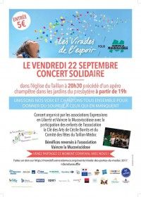Concert au profit de l'association Vaincre la Mucoviscidose