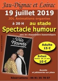 Spectacle d'humour Les Vils Navets - Chansonniers humoristiques