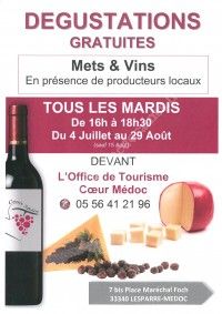 Dégustations Mets & Vins