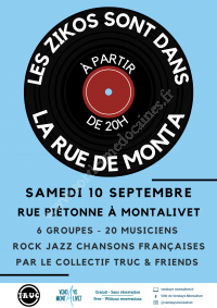 Les Zikos sont dans la Rue de Monta