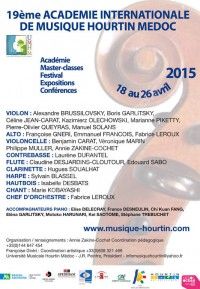 19ème Académie Internationale de Musique Hourtin Médoc