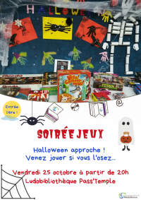 Soirée jeux Halloween