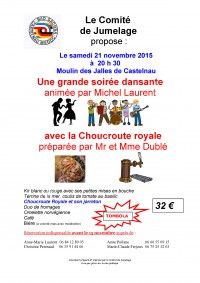 Soirée choucroute et dansante