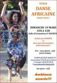 Stage DANSE AFRICAINE POUR TOUS!