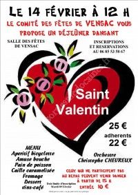 Déjeuner Dansant pour la Saint-Valentin