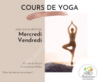 Cours de Yoga cet été !