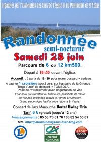 Randonnée Pédestre Semi-Nocturne