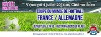 Projection du Match France - Allemagne