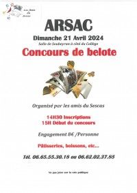 Concours de belote